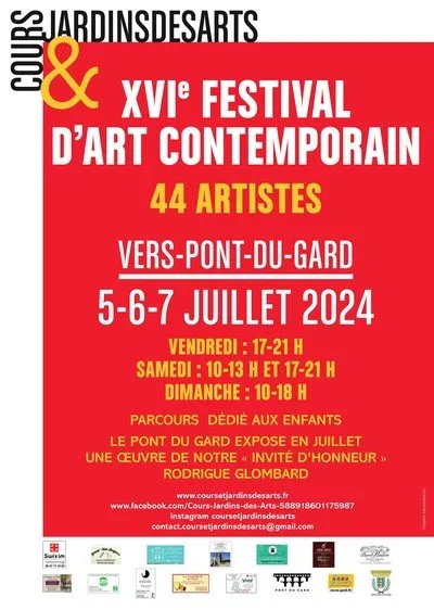 XVI° FESTIVAL « COURS & JARDINS des ARTS »