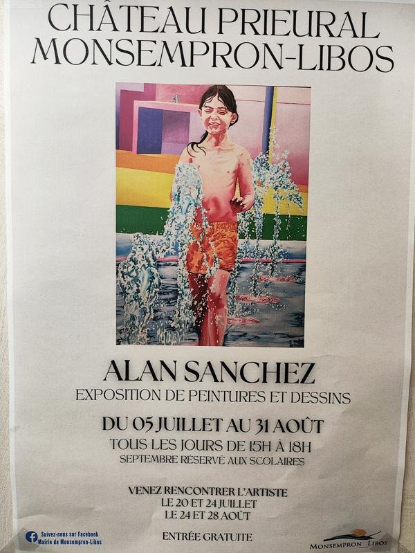 Alan Sanchez - Exposition de peintures et dessins