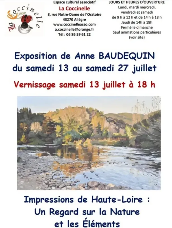 Exposition Anne Baudequin