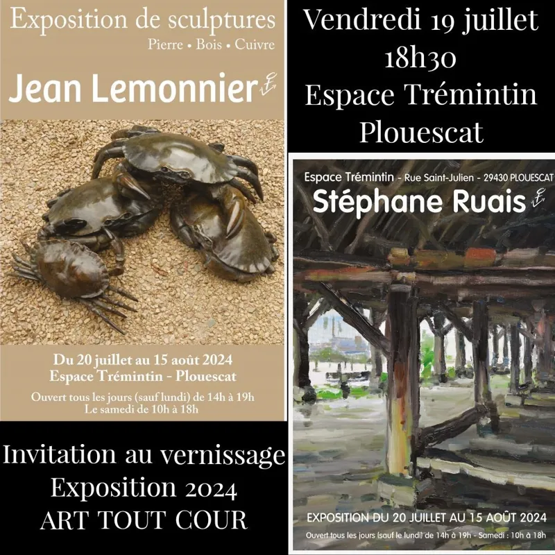 Exposition Art Tout Cour’ : Stéphane Ruais et Jean Lemonnier, peintres de la Marine.