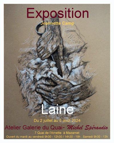 Exposition « Laine » de Jeannette Camp