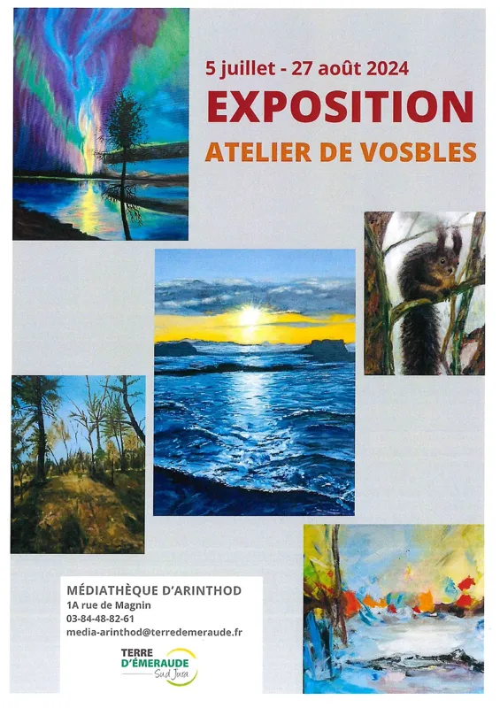 Exposition « Les peintures de l’Atelier de Vosbles »