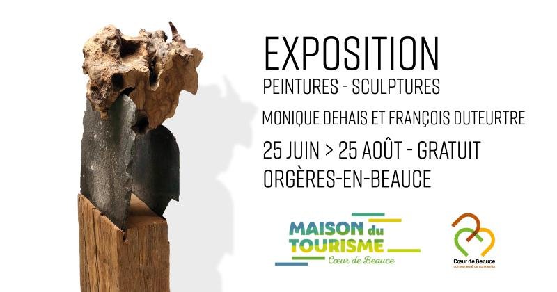 Exposition Peintures & Sculptures Monique Dehais et François Duteurtre