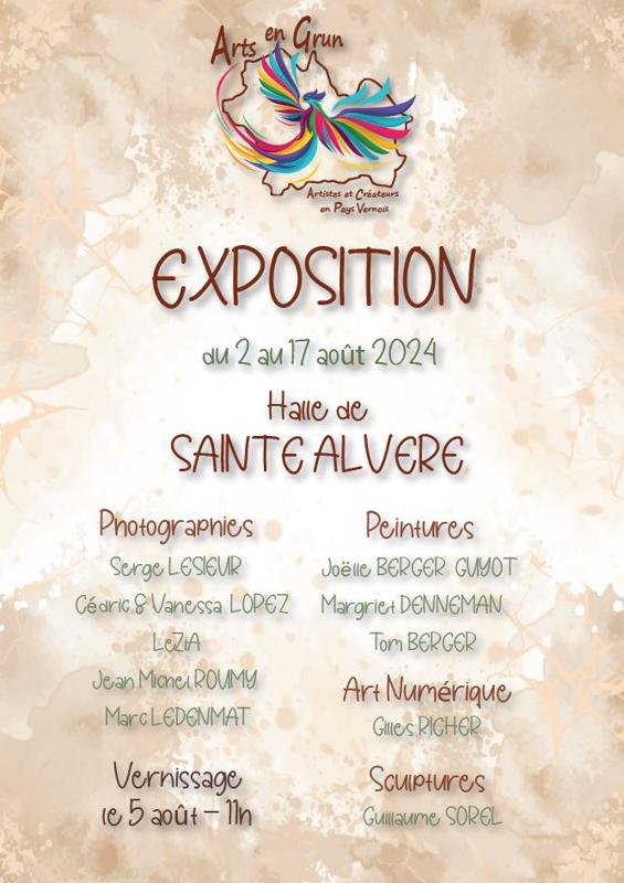 Exposition photos, sculptures, peintures, art numérique - Arts en Grun