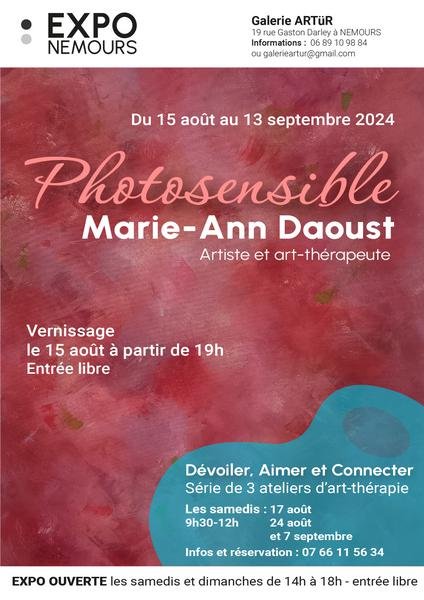 Exposition Photo-sensible , peintures de Marie Ann Daoust