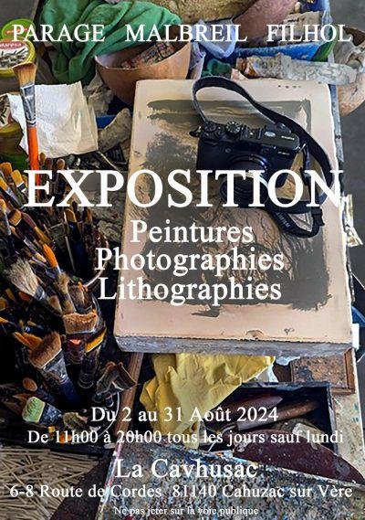 Exposition peintures, photos, lithographies