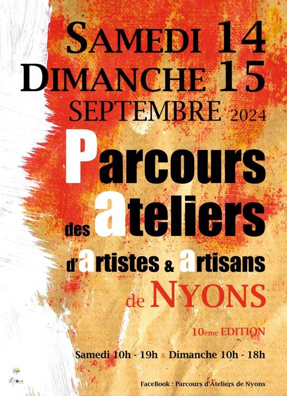 Parcours des ateliers des artistes et artisans de nyons