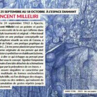 Exposition : "Vincent Milleliri" - Espace Diamant - Aiacciu