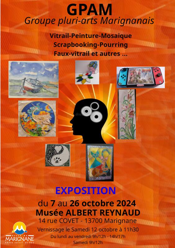 Exposition de l'association "Groupe Pluri Arts Marignanais"