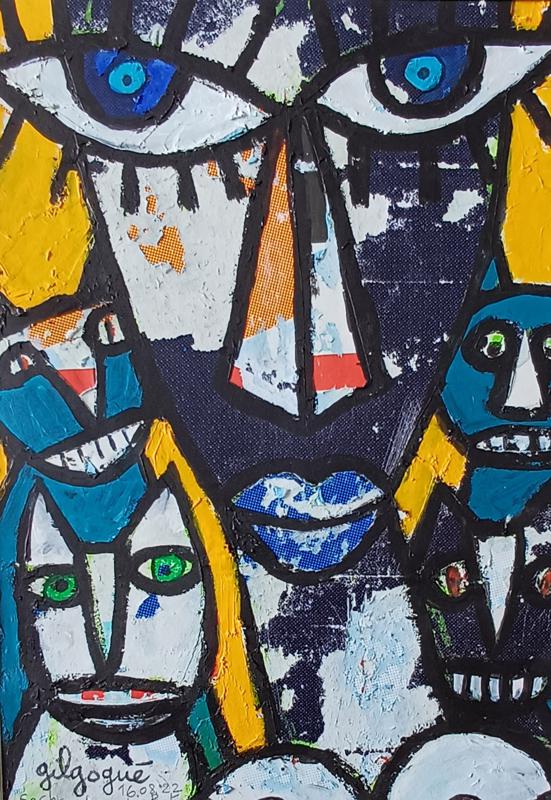 Exposition de peintures "100 +" de Réalité Art Actuel à Caumont-sur-Aure