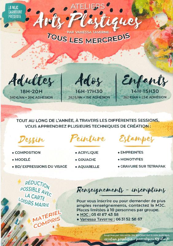 ATELIERS ARTS PLASTIQUES