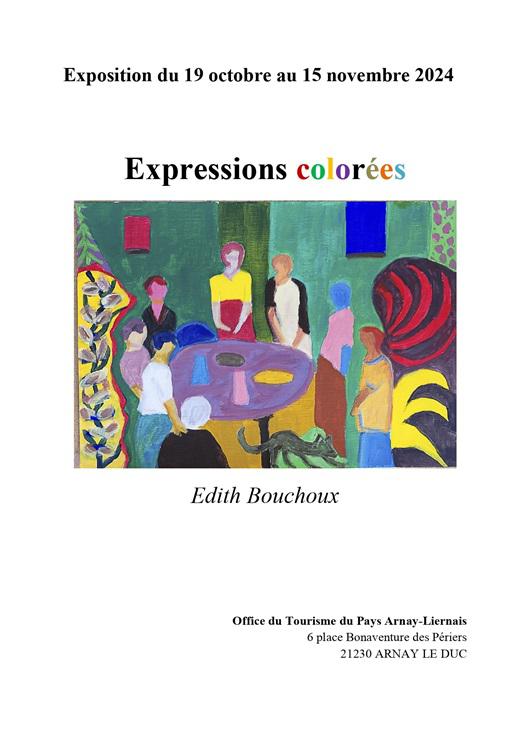 Exposition "Expressions colorées" par Edith Bouchoux