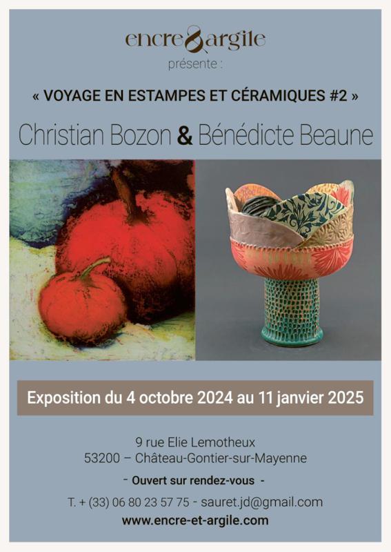 Exposition "Voyage en estampes et céramiques #2"