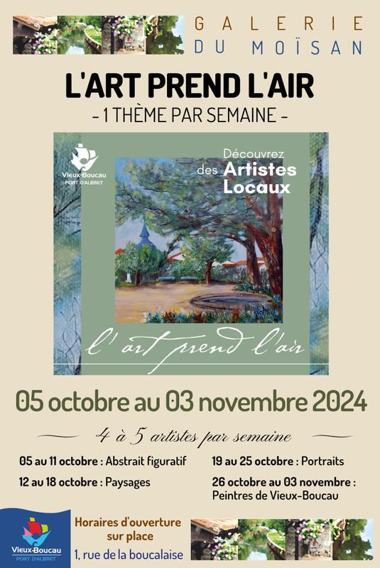 Exposition de peintures "Quand l'art prend l'air"