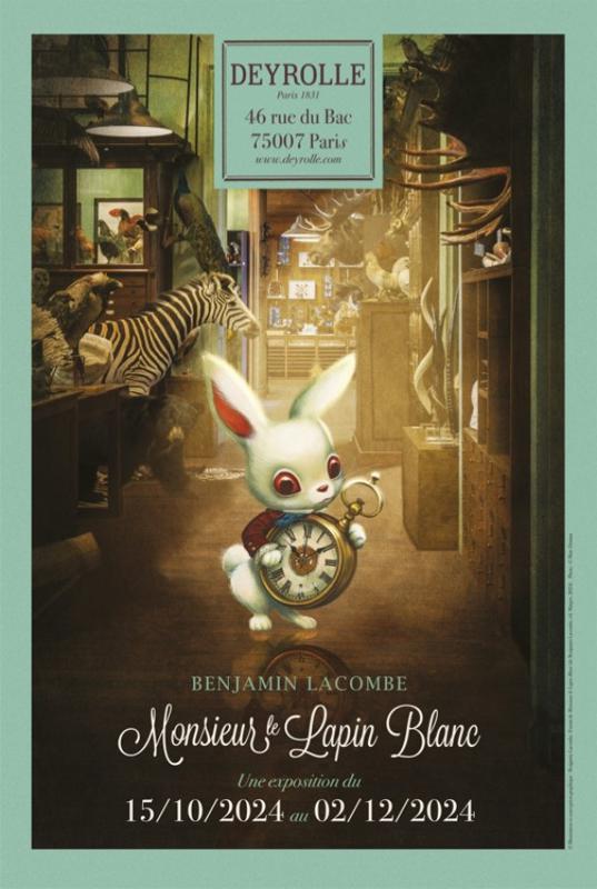 Monsieur le Lapin Blanc : Benjamin Lacombe