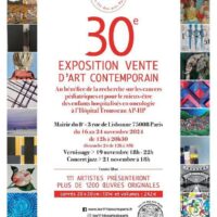 30ème Exposition Vente d’Art Contemporain