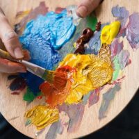 Atelier de peinture à l'acrylique