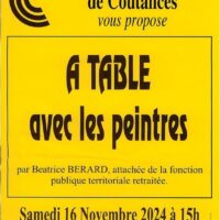 Conférence "À table avec les peintres"