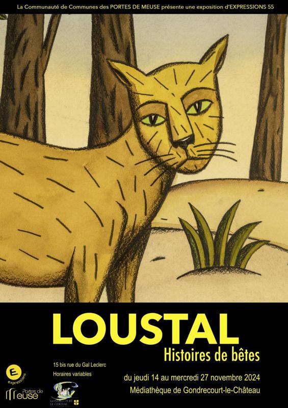 EXPOSITION - LOUSTAL : HISTOIRES DE BÊTES