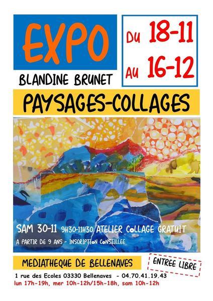 Expo "Paysages et collages"