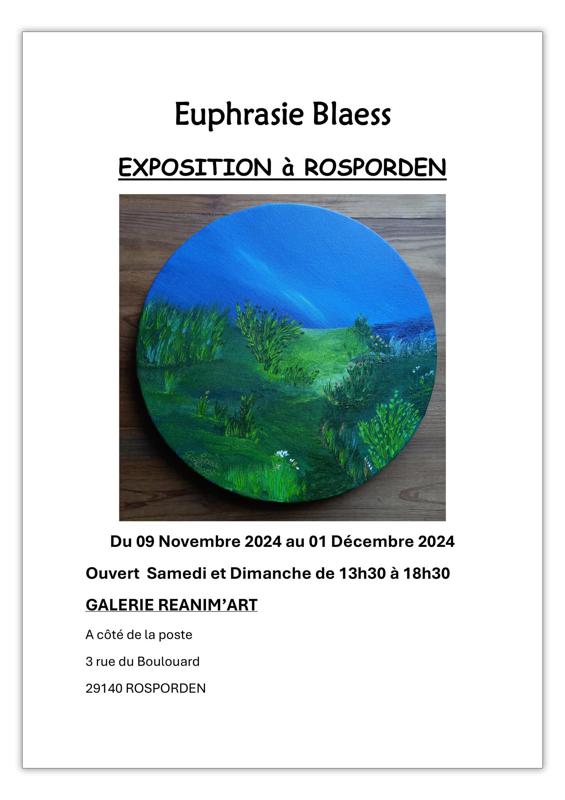 Exposition Euphrasie Blaess