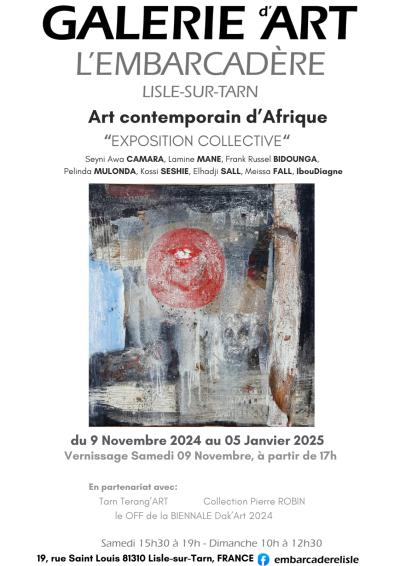 Exposition collective, art contemporain d’Afrique – L’embarcadère