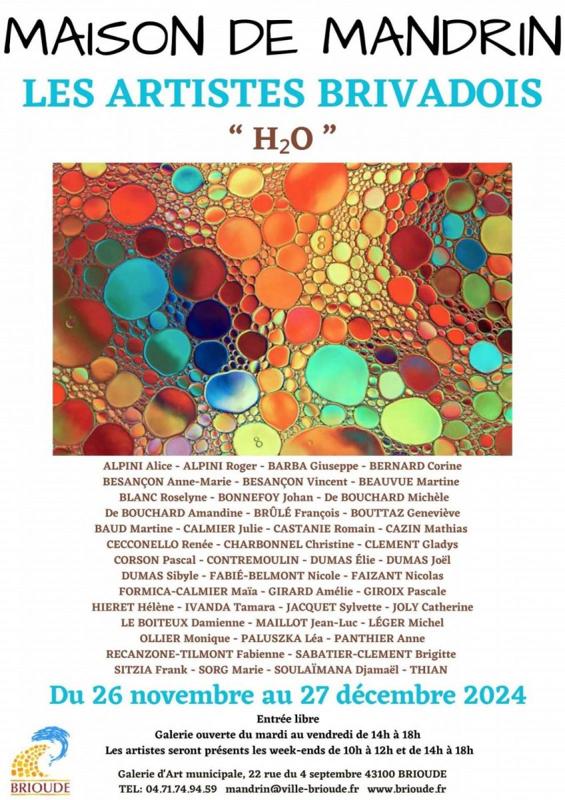 Exposition des Artistes Brivadois sur le thème «H₂O»