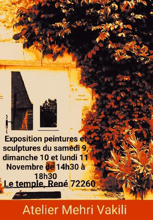 Exposition des peintures et sculptures de Mehri Vakili