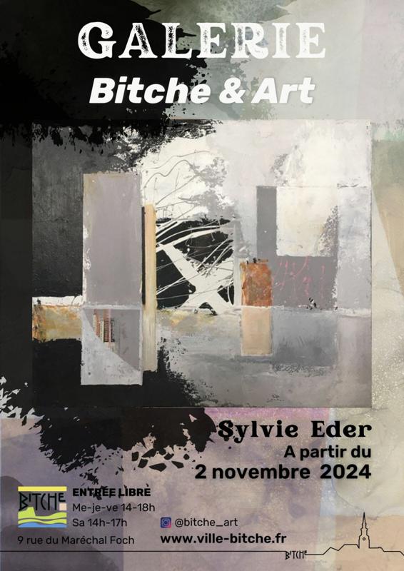 SYLVIE EDER EXPOSE À LA GALERIE BITCHE ET ART