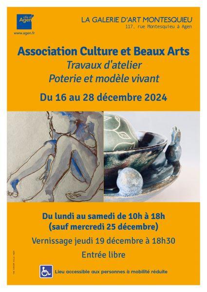 Association Culture et Beaux Arts : Exposition peintures, céramiques et poteries