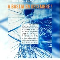 Exposition : "Geishas bleues" de Julie Pontaut - Galerie Noir et Blanc - Bastia