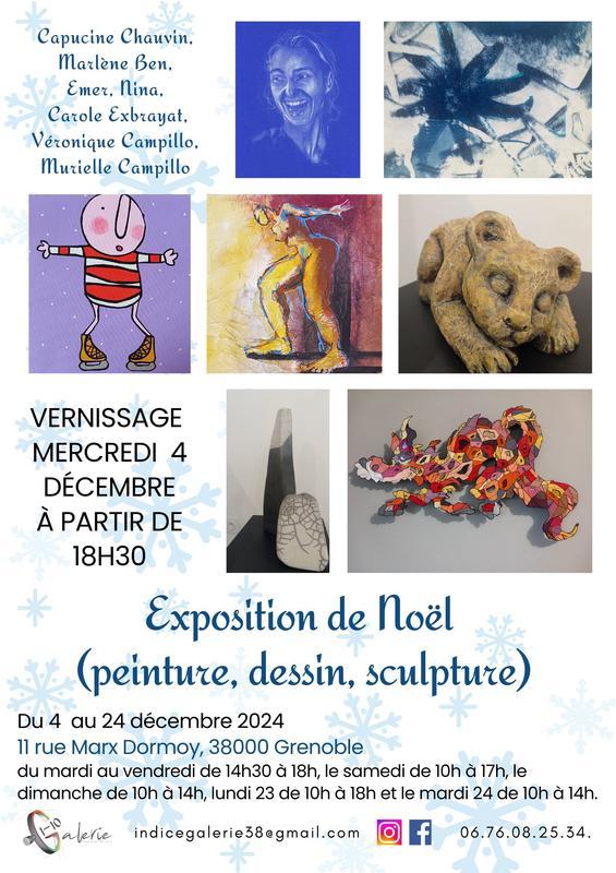 Exposition de Noël au 1-10 Galerie