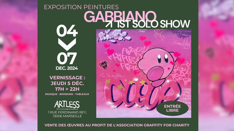 Exposition de peinture : Gabbiano first solo show !