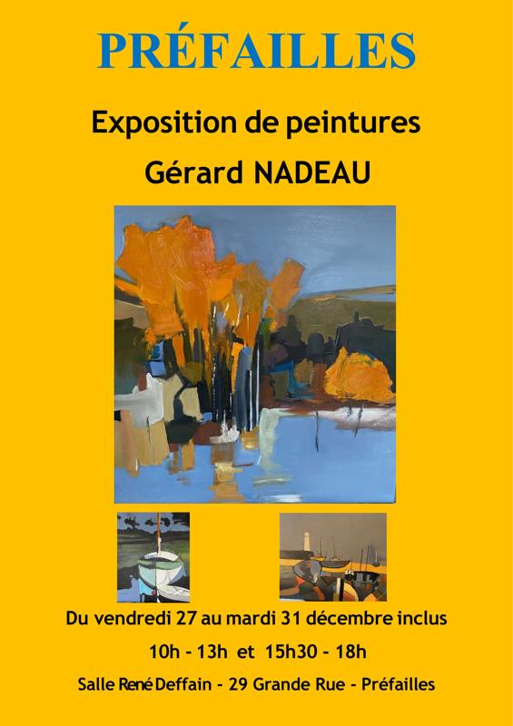 Exposition de peintures avec Gérard Nadeau