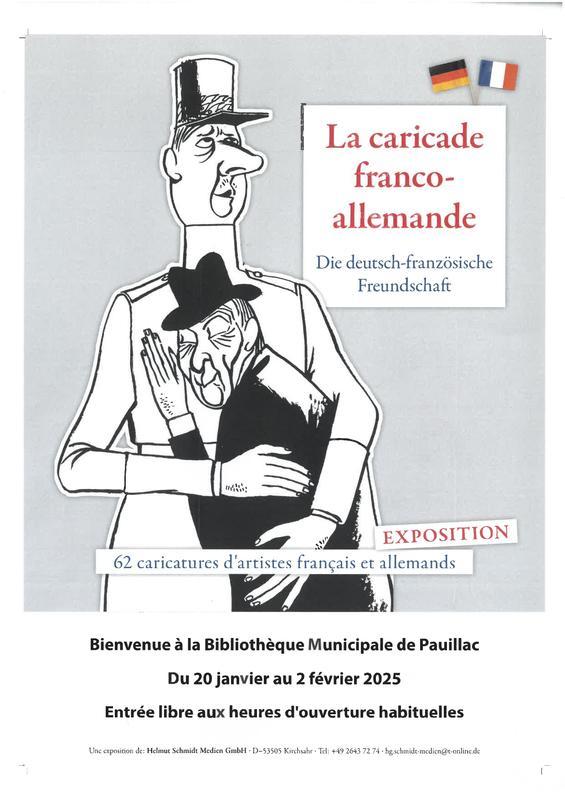 Exposition "La caricade franco-allemande" à Pauillac