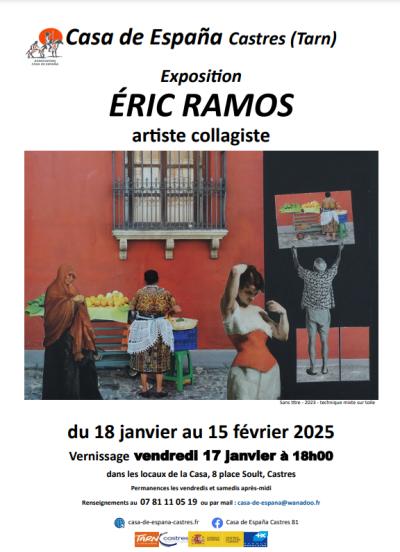 Exposition d’Eric Ramos, artiste collagiste