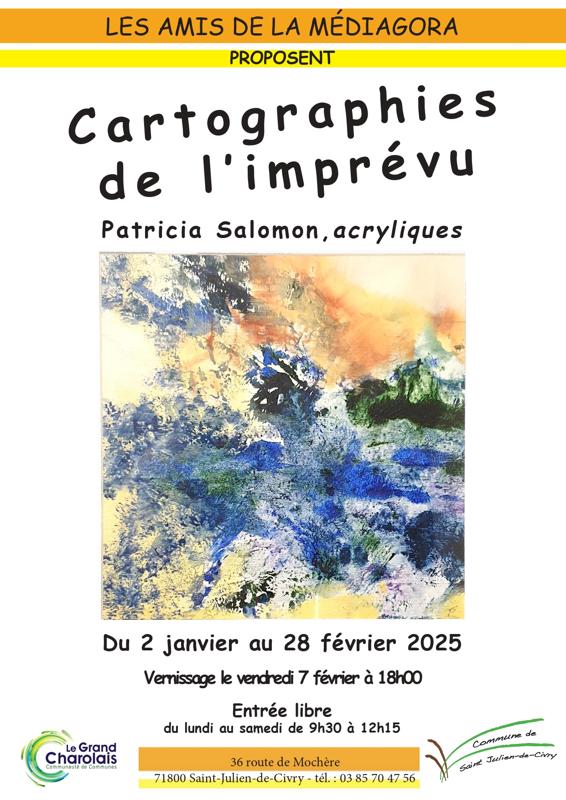 Exposition de peinture "Cartographies de l'imprévu"