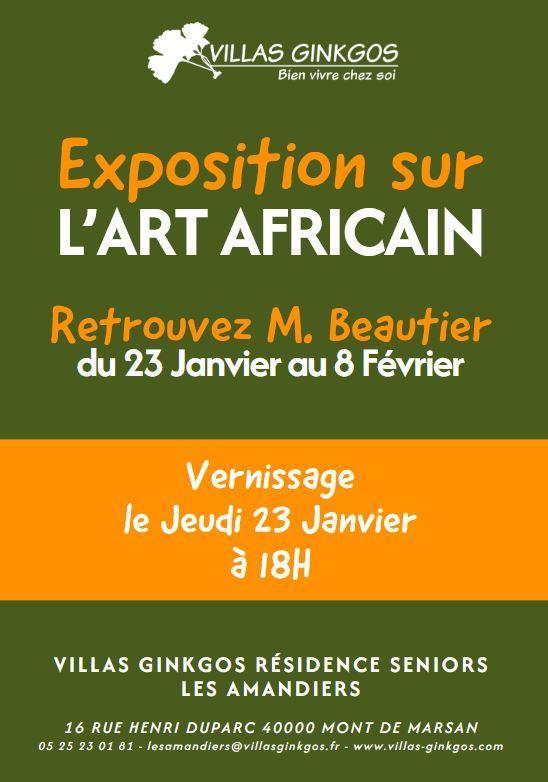 Exposition sur l'art africian