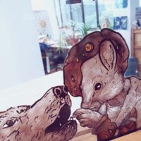 Exposition Anne Veyrier du Muraud. Artiste verrier