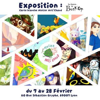 Exposition collective : Carte Blanche à l'atelier Arti'Chaud