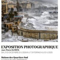 Exposition photographique : Jean Pierre OLMETA - Maison des Quartiers Sud - Bastia
