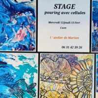 Stage de pouring avec Marion Gombault
