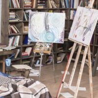 Exposition de peintures et de sculptures