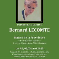 Exposition Peintures & Dessins Bernard Lecomte
