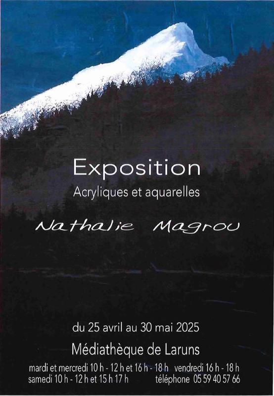 Exposition acryliques et aquarelles Nathalie Magrou