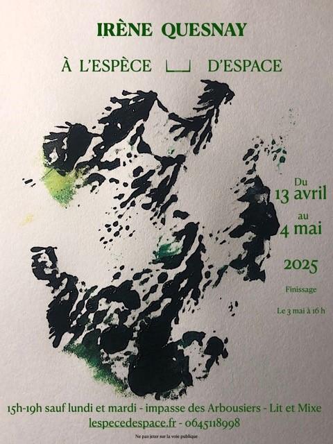 Exposition d'Irène Quesnay