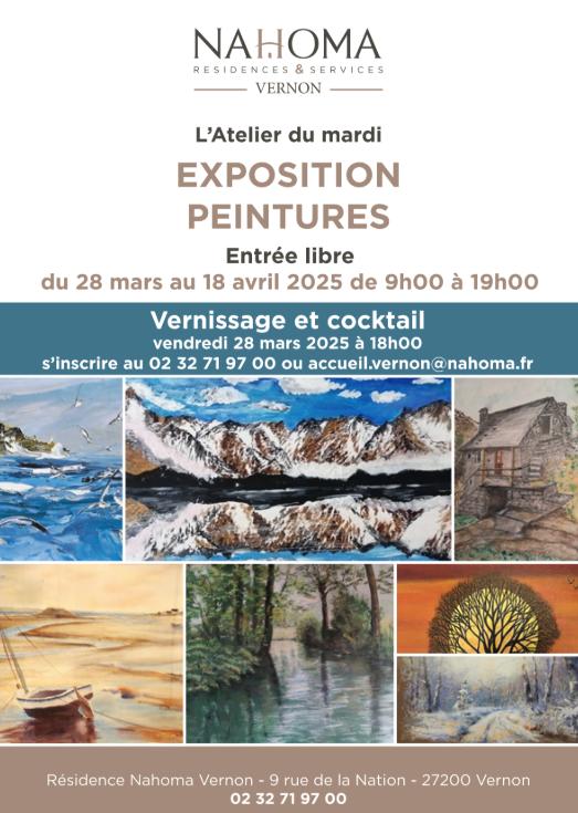 Exposition de Peintures Mer, Montagne, Campagne et Forêt