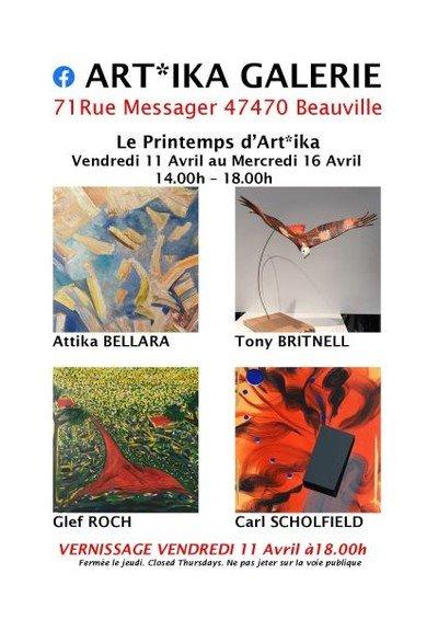 Exposition de peintures Art*IKA Galerie