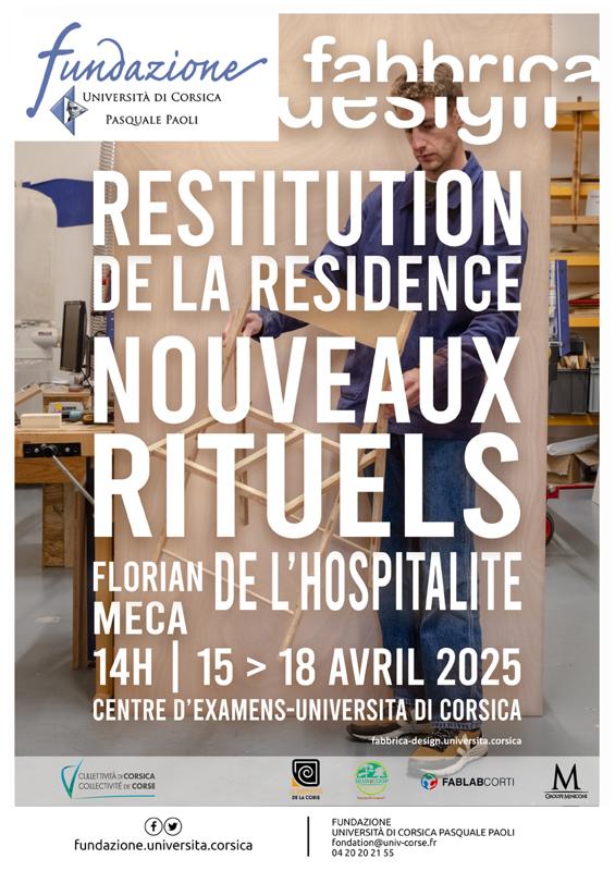 Exposition de restitution Fabbrica Design #11: "Les nouveaux rituels de l'hospitalité" de Florian Meca - Centre d'examens, Université de corse - Corti