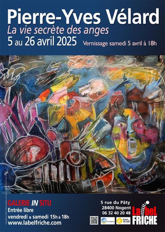 Exposition peinture I la vie secrète des Anges - Pierre-Yves Vélard